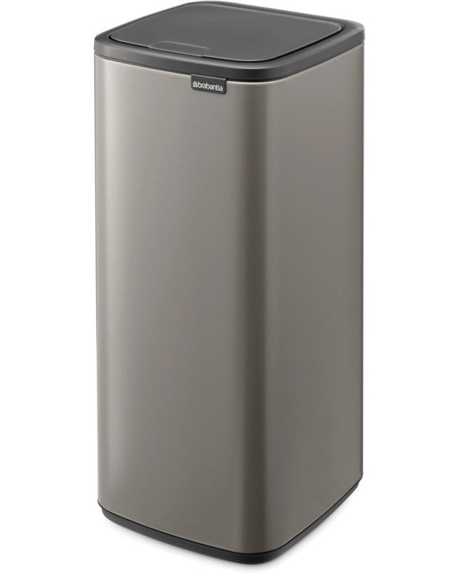 Brabantia Bo Touch Bin Afvalemmer 30L Platinum