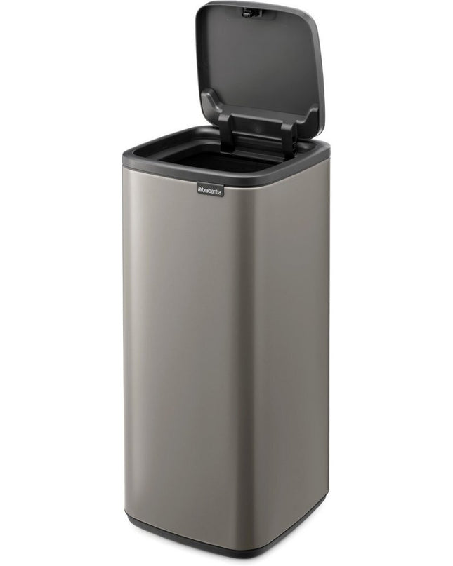 Brabantia Bo Touch Bin Afvalemmer 30L Platinum