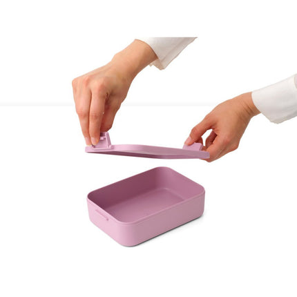 Brabantia Make &amp; Take Lunchbox 20x13.5x5.5 cm Roze