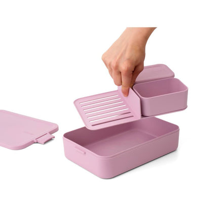 Brabantia Make &amp; Take Lunchbox 2L Roze