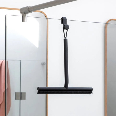 Brabantia ReNew Douchewisser met Deurhaak Zwart