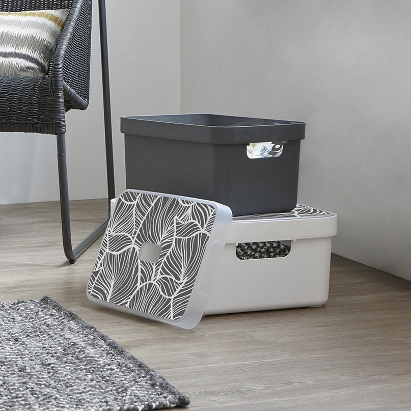 Sunware Sigma Home Opbergbox 13L 35x24.6x18.3 cm Antraciet