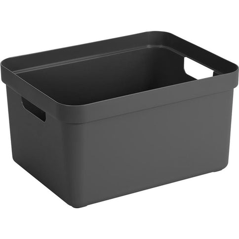 Sunware Sigma Home Opbergbox 32L 44.4x34.2x24.2 cm Antraciet