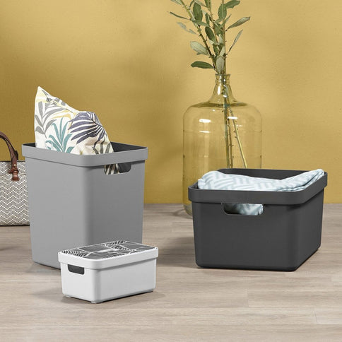 Sunware Sigma Home Opbergbox 32L 44.4x34.2x24.2 cm Antraciet