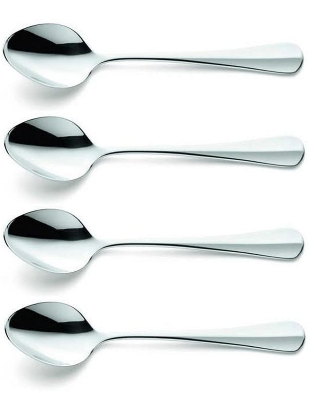 Amefa Baguette Koffielepel 4 Stuks Zilver