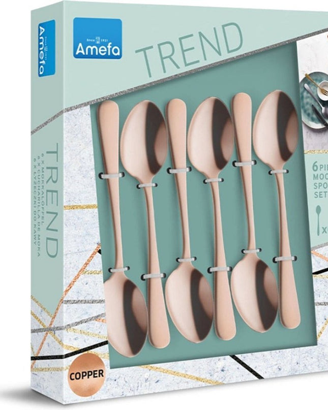 Amefa Austin Theelepels 6 Stuks Koper