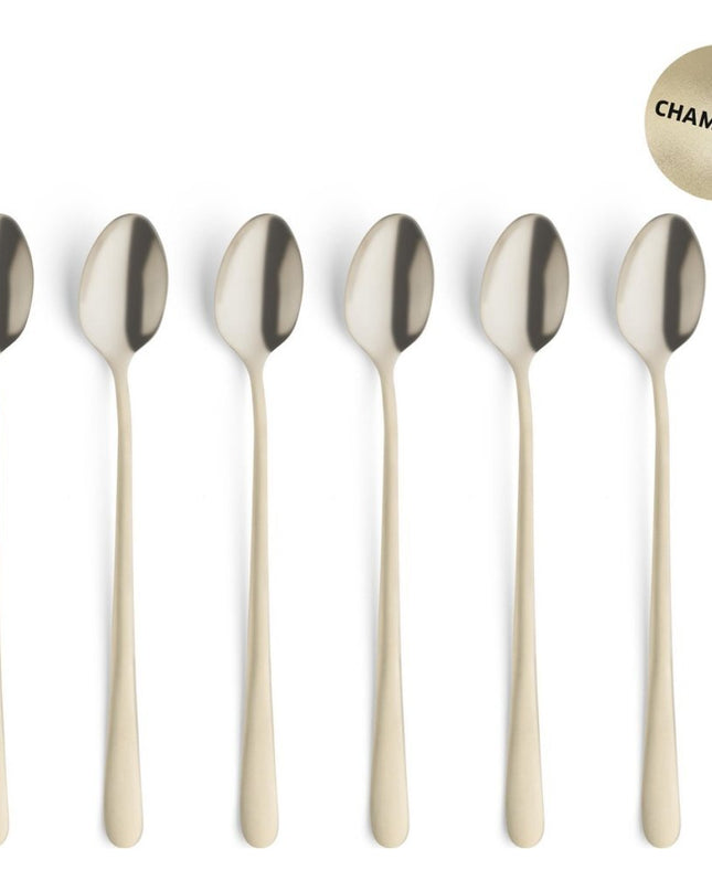 Amefa Austin Latte Lepels 6 Stuks Champagne