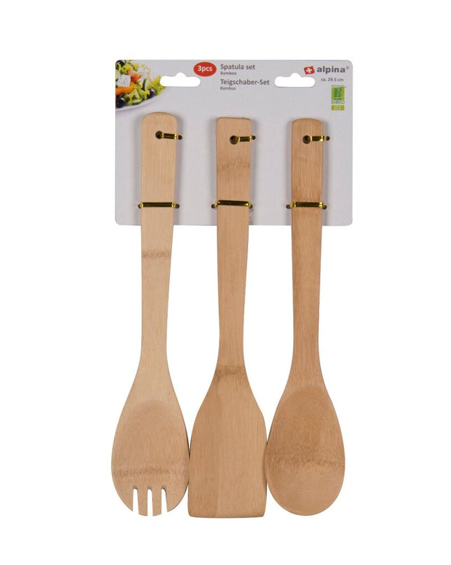 Alpina Bamboe Spatelset 29.5 cm 3-delig
