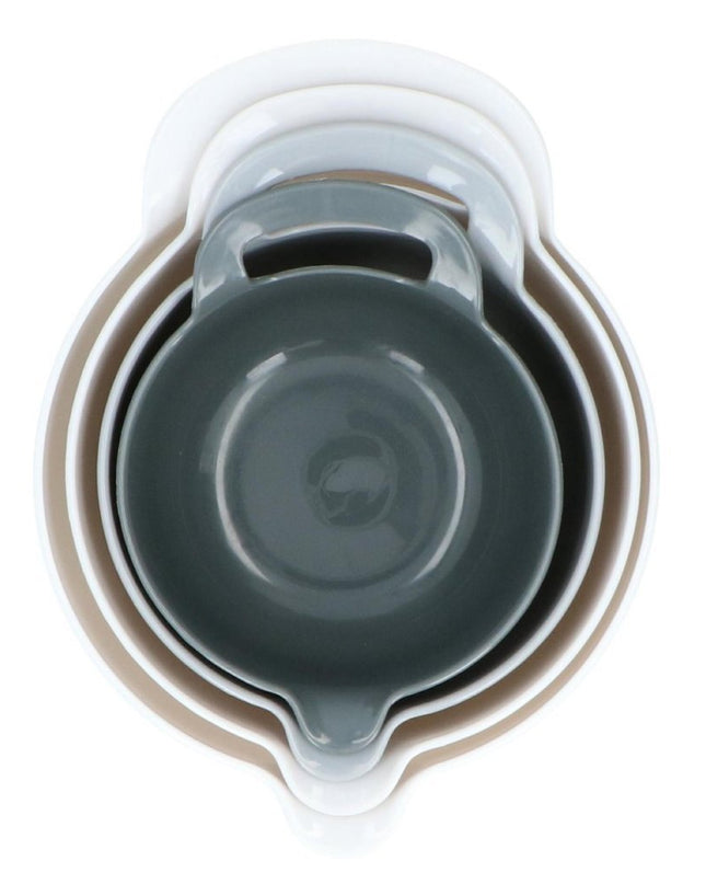 Alpina Mengkommen 1.2-3L 4 Stuks Wit/Grijs