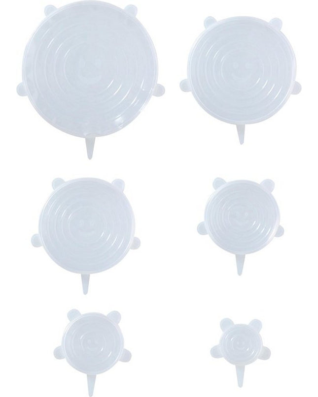 Alpina Flexibele Siliconen Deksels 6/9/11/14/16/20 cm 6 Stuks