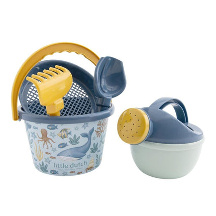 Little Dutch Ocean World Strandset 5-delig Blauw/Geel