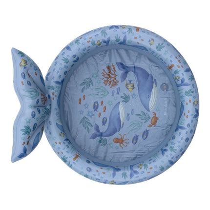 Little Dutch Ocean World Zwembad met Staart 80 cm Blauw