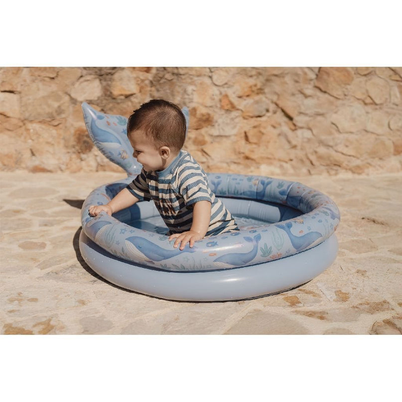 Little Dutch Ocean World Zwembad met Staart 80 cm Blauw