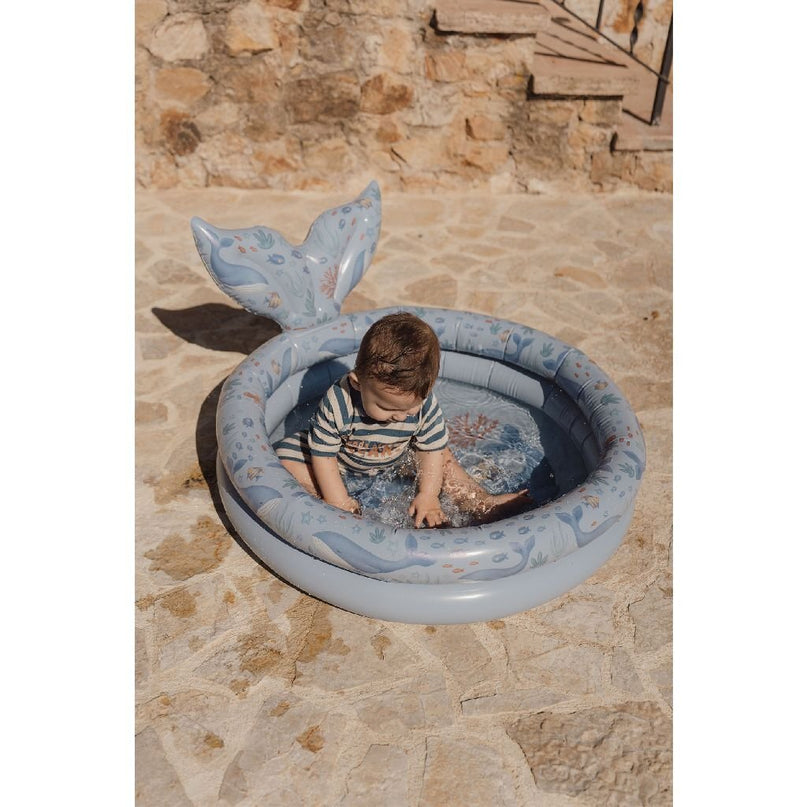 Little Dutch Ocean World Zwembad met Staart 80 cm Blauw
