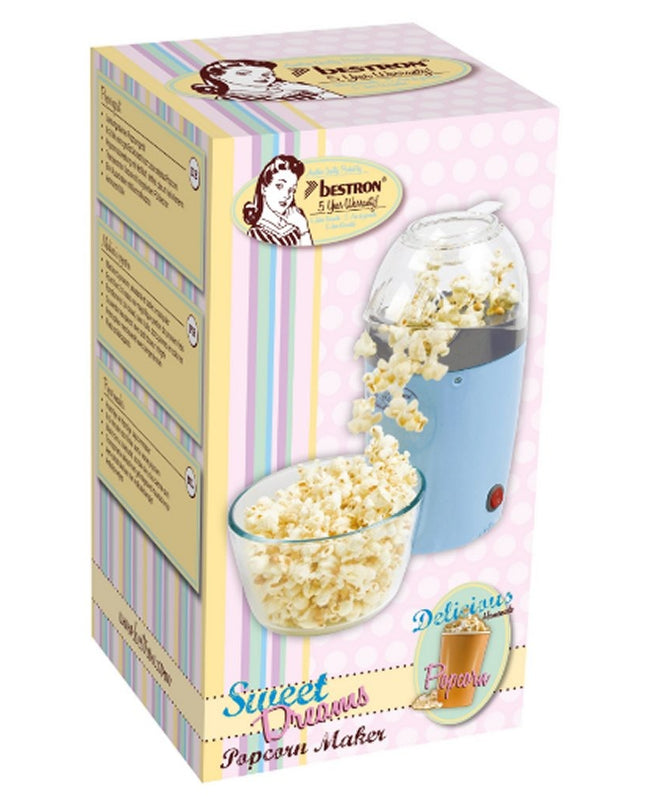Bestron APC1007 Popcornmaker 1200W Blauw