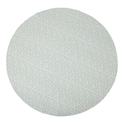 Linen&amp;More Daisy Flowers Tafelkleed 160 cm Groen/Katoen