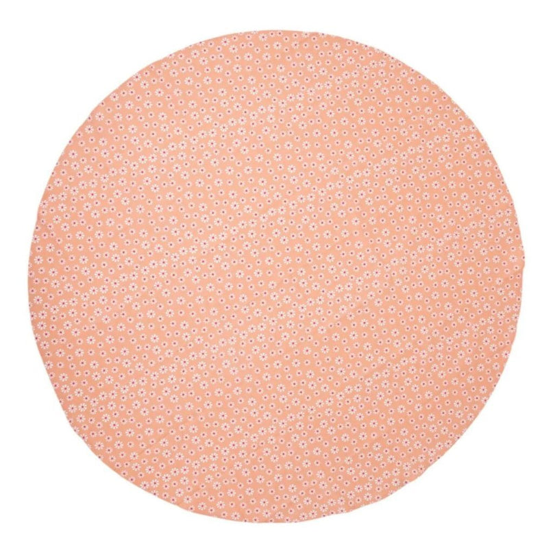 Linen&amp;More Daisy Flowers Tafelkleed 160 cm Oranje/Katoen