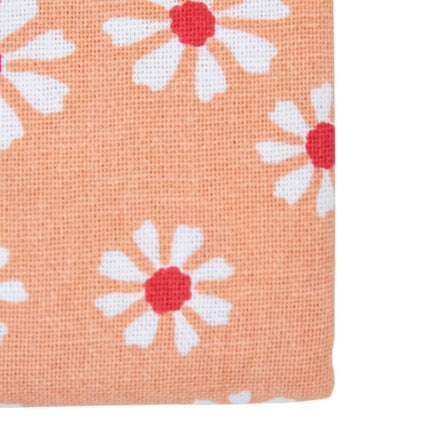 Linen&amp;More Daisy Flowers Tafelkleed 140x250 cm Oranje/Katoen
