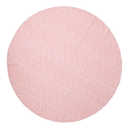 Linen&amp;More Daisy Flowers Tafelkleed 160 cm Roze/Katoen