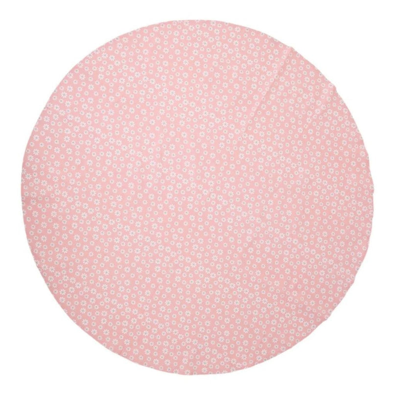 Linen&amp;More Daisy Flowers Tafelkleed 160 cm Roze/Katoen