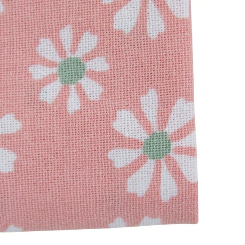 Linen&amp;More Daisy Flowers Tafelkleed 160 cm Roze/Katoen
