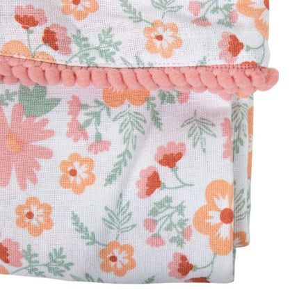 Linen&amp;More Life in Bloom Tafelkleed 160 cm Roze/Katoen