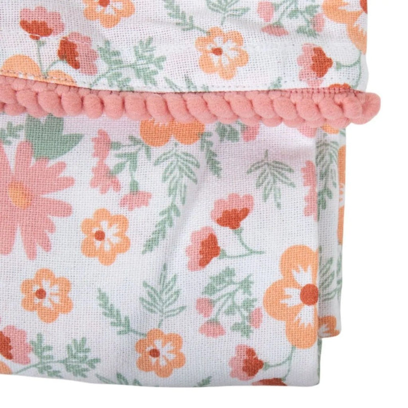 Linen&amp;More Life in Bloom Tafelkleed 160 cm Roze/Katoen
