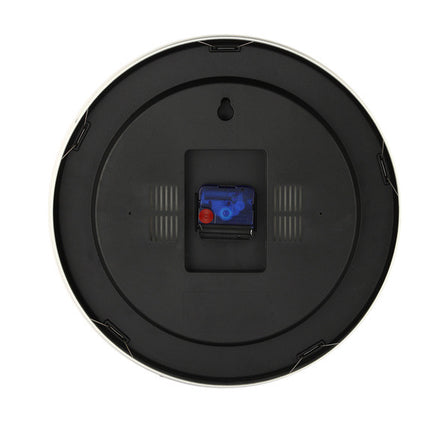 NeXtime NE-3998ST Wandklok Dia. 19 Cm, Geborsteld Aluminium, 'Station'