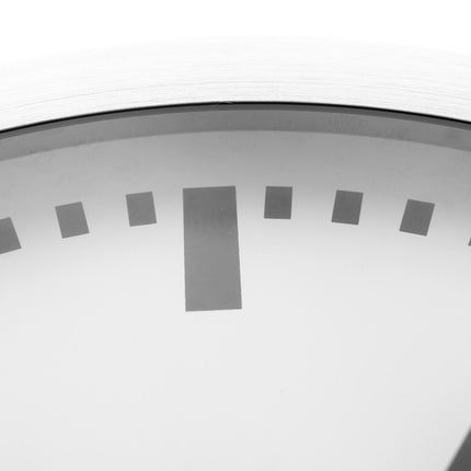 NeXtime NE-3998ST Wandklok Dia. 19 Cm, Geborsteld Aluminium, 'Station'