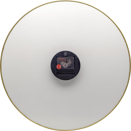 NeXtime NE-8189WI Wandklok Marble Ø 40 Cm Wit