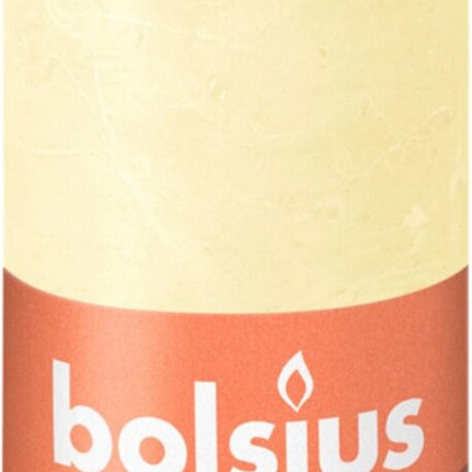 Bolsius Stompkaars Rustiek Butter Yellow 13 cm /&oslash; 7 cm