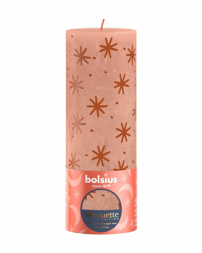 Bolsius Stompkaars Creamy Caramel + Print 19x6.8 cm