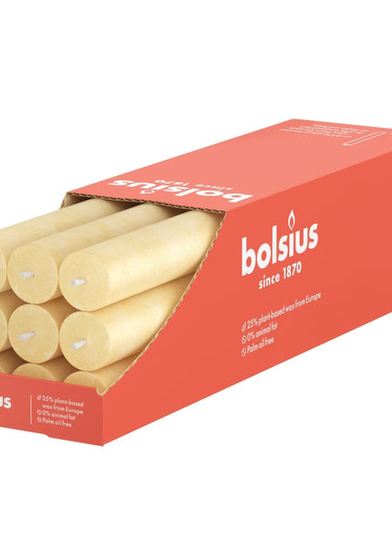 Bolsius Dinerkaars Rustiek Oat Beige