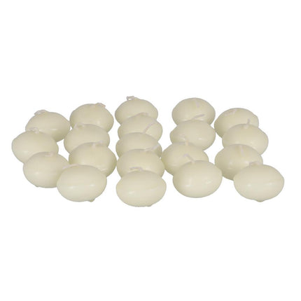 Bolsius Drijfkaarsen 20 Stuks Wit