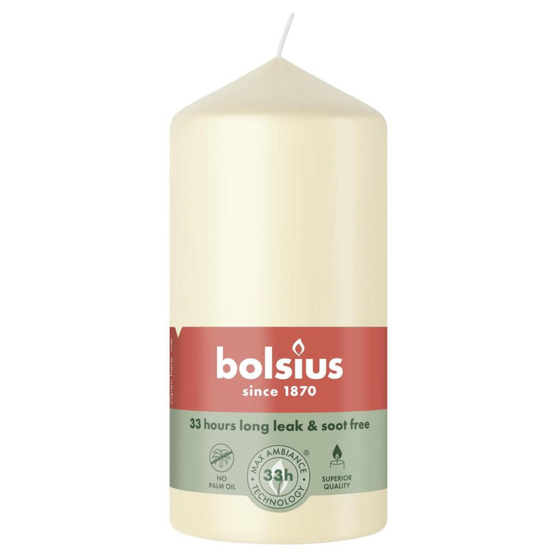 Bolsius Stompkaars 12x5.8 cm Soft Pearl