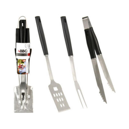 BBQ Gereedschap Set 3-delig RVS