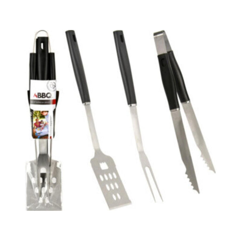 BBQ Gereedschap Set 3-delig RVS