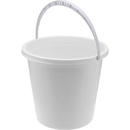 Emmer met Handvat 12L Wit