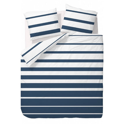 Ten Cate Dekbedovertrek Celia Summer 200x200-220 cm Katoen/Wit/Koningsblauw