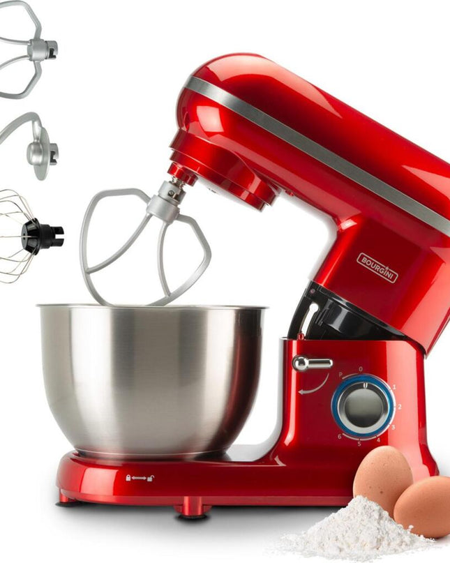 Bourgini Classic Kitchen Chef Keukenmachine Rood