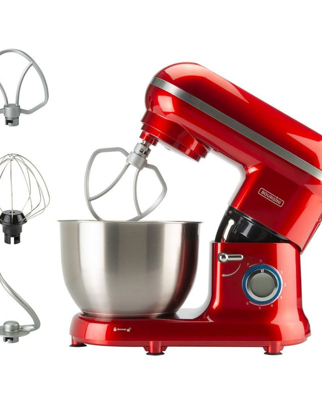 Bourgini Classic Kitchen Chef Keukenmachine Rood