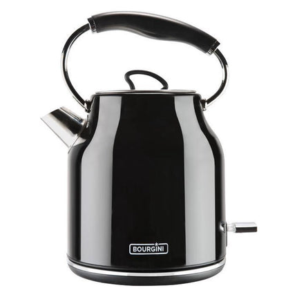Bourgini Retro Waterkoker 1.7L 2200W Zwart