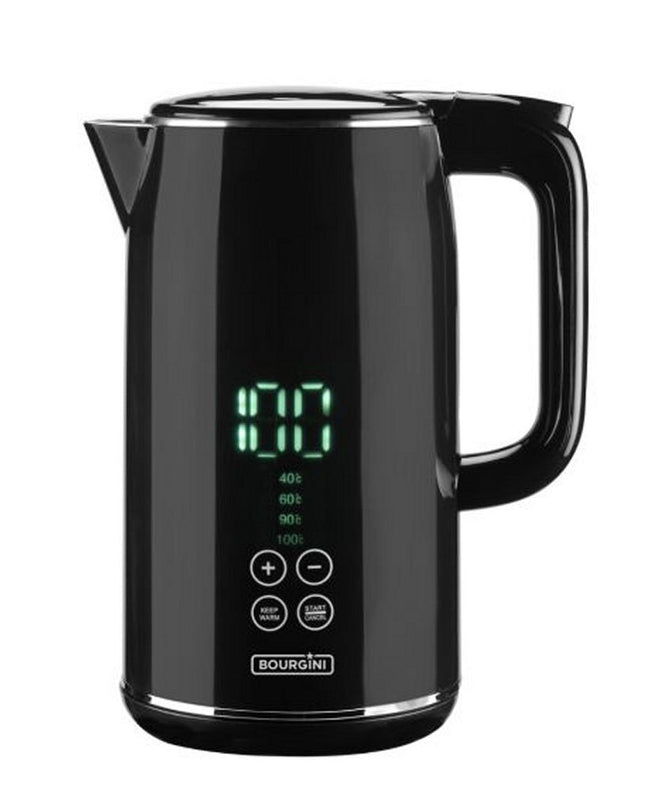 Bourgini 23.5011.00.00 Touch Digital Waterkoker 1.7L 1800W Zwart