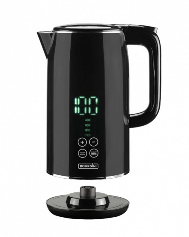 Bourgini 23.5011.00.00 Touch Digital Waterkoker 1.7L 1800W Zwart