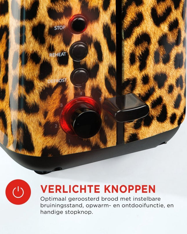 Bourgini Broodrooster Panter-Look