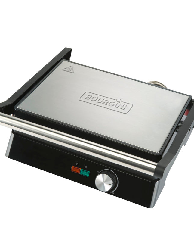 Bourgini Classic Contactgrill RVS/Zwart