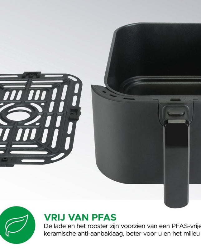 Bourgini Slimfit Airfryer XL 5L 1500W Zwart