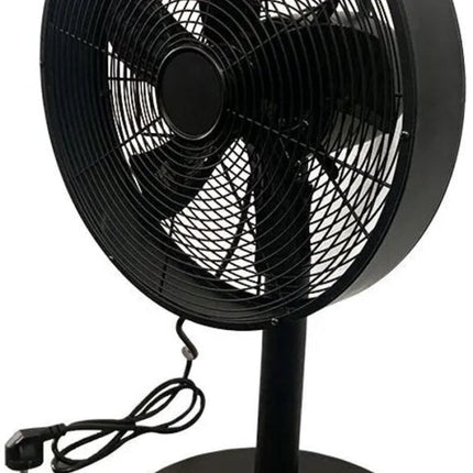 Excellent Electrics Tafelventilator 3 Snelheden 40 W 35x27x57 cm Zwart