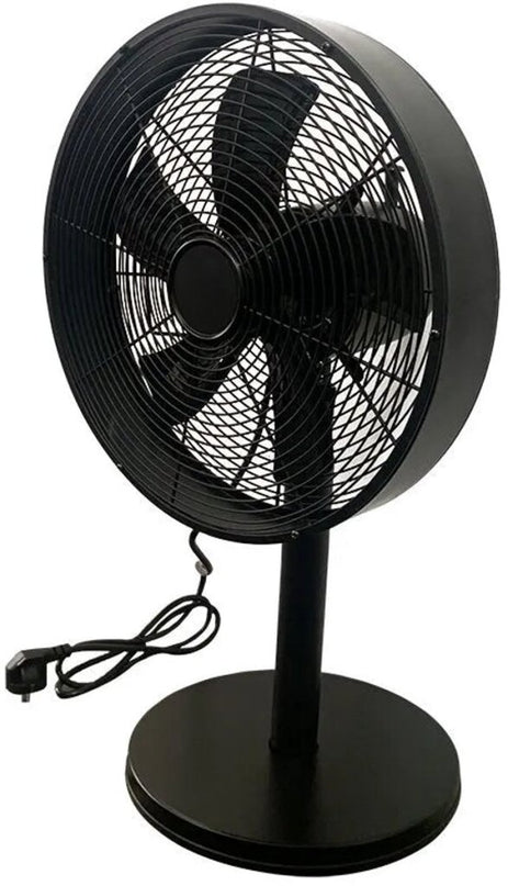 Excellent Electrics Tafelventilator 3 Snelheden 40 W 35x27x57 cm Zwart