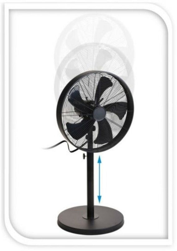 Excellent Electrics Staande Ventilator 50W &Oslash;40 cm Zwart